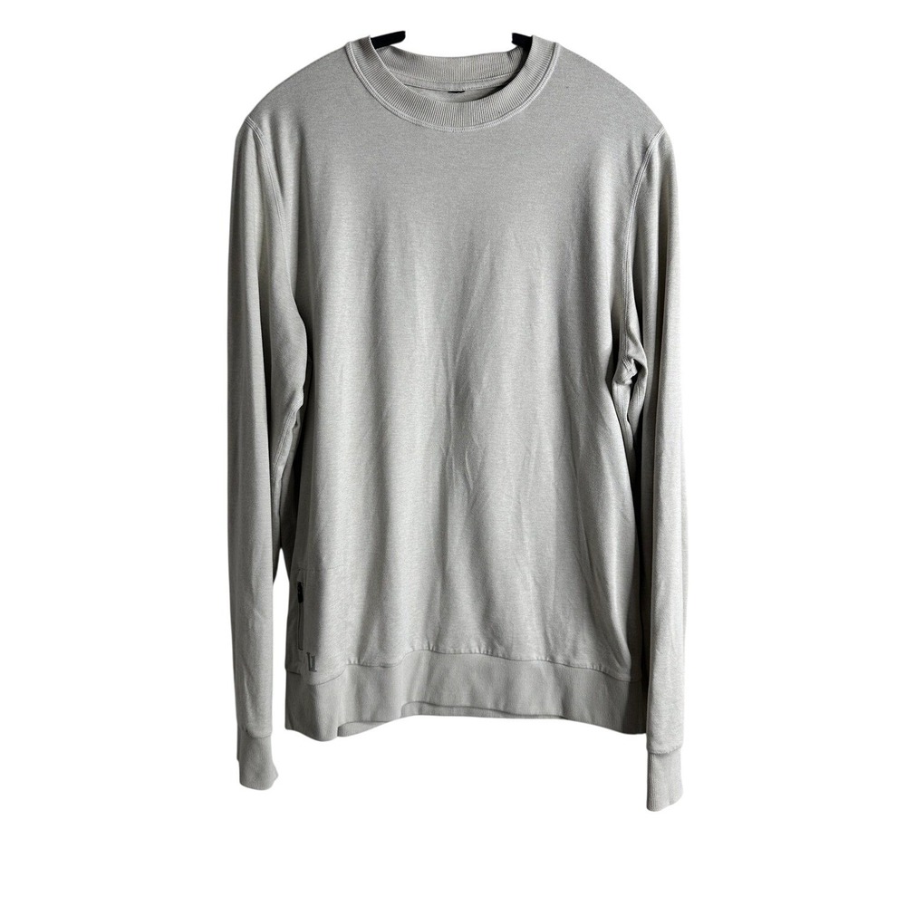 Vuori Ponto Performance‎ Crewneck Sweatshirt Mens Zip Pocket